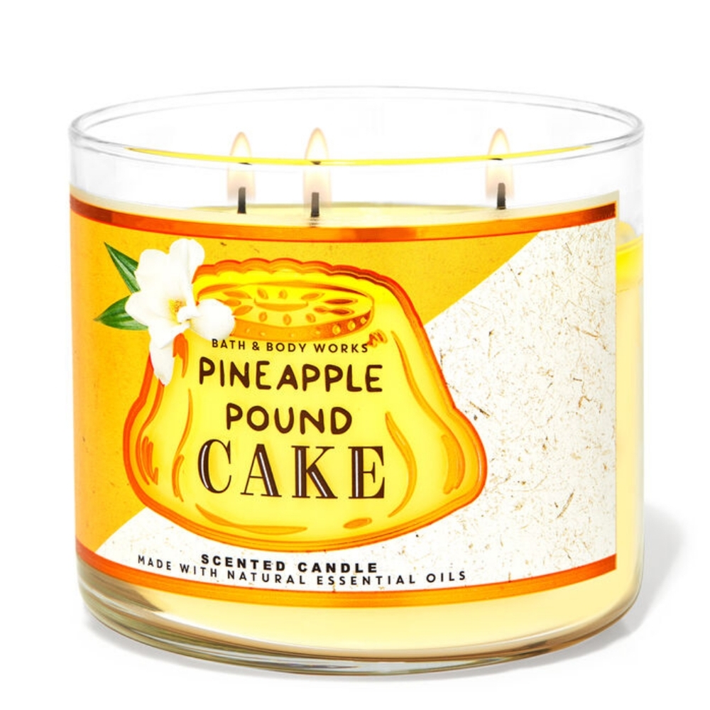 Bath & Body Works Pineapple Pound Cake candle 14.5oz